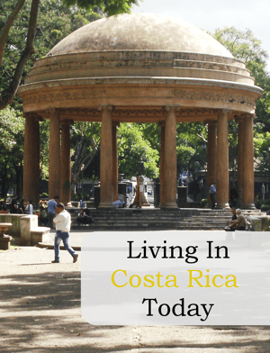 Book Cover Living in COsta Rica TOday